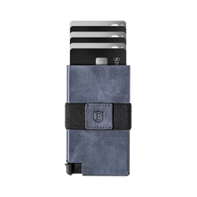 Leather Cardholder | Steel Blue