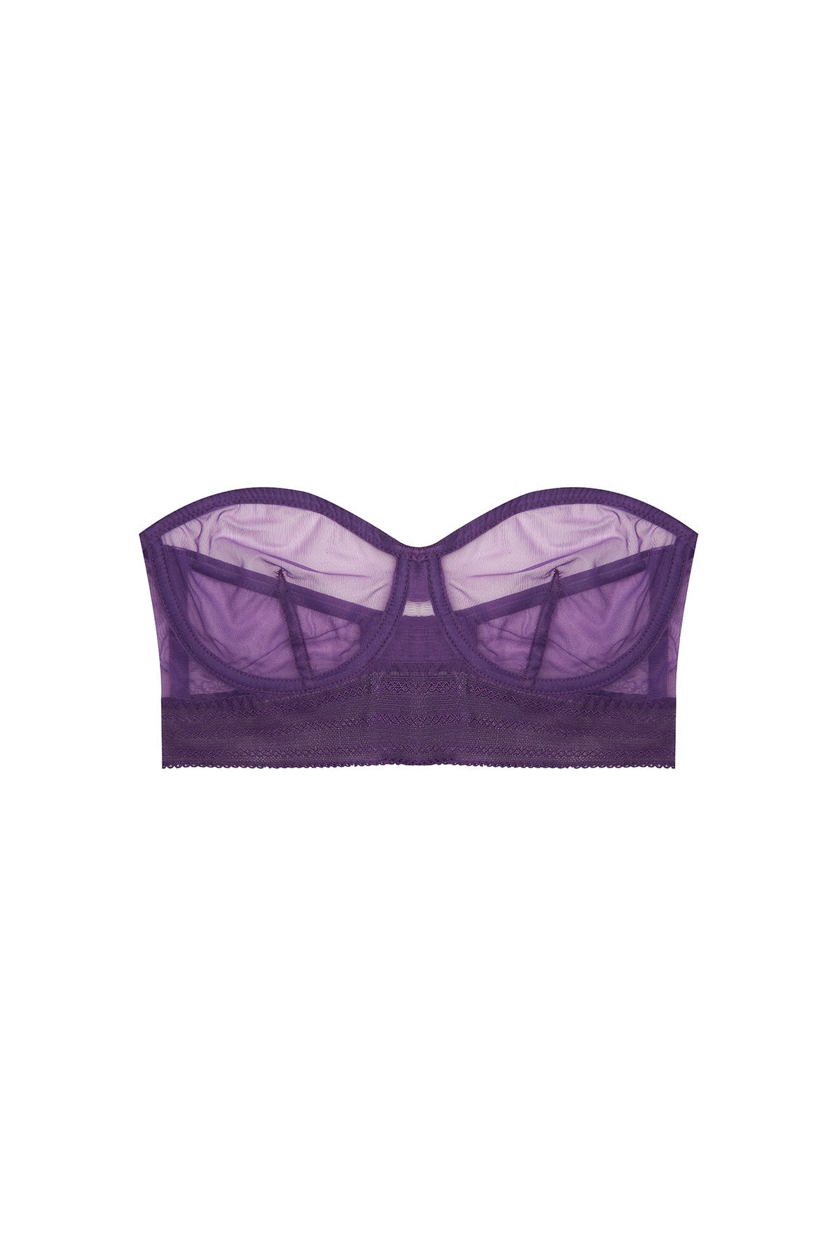 Bare Underwire Strapless Bra | Violet