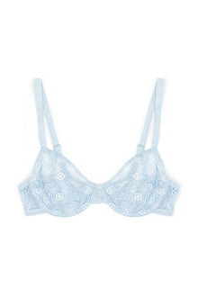 Cobweb Underwire Bra | Blue