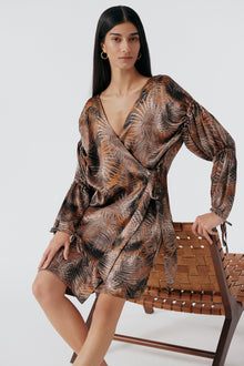 Palm Springs Silk Robe | Multi