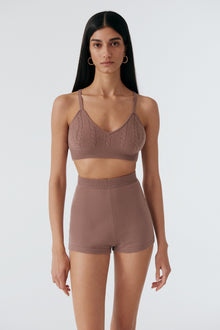 Cashmere Bralette | Mauve