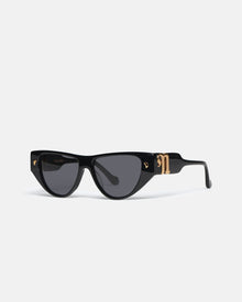 Unisex | Emme Bio-Plastic Cat-Eye Sunglasses | Black