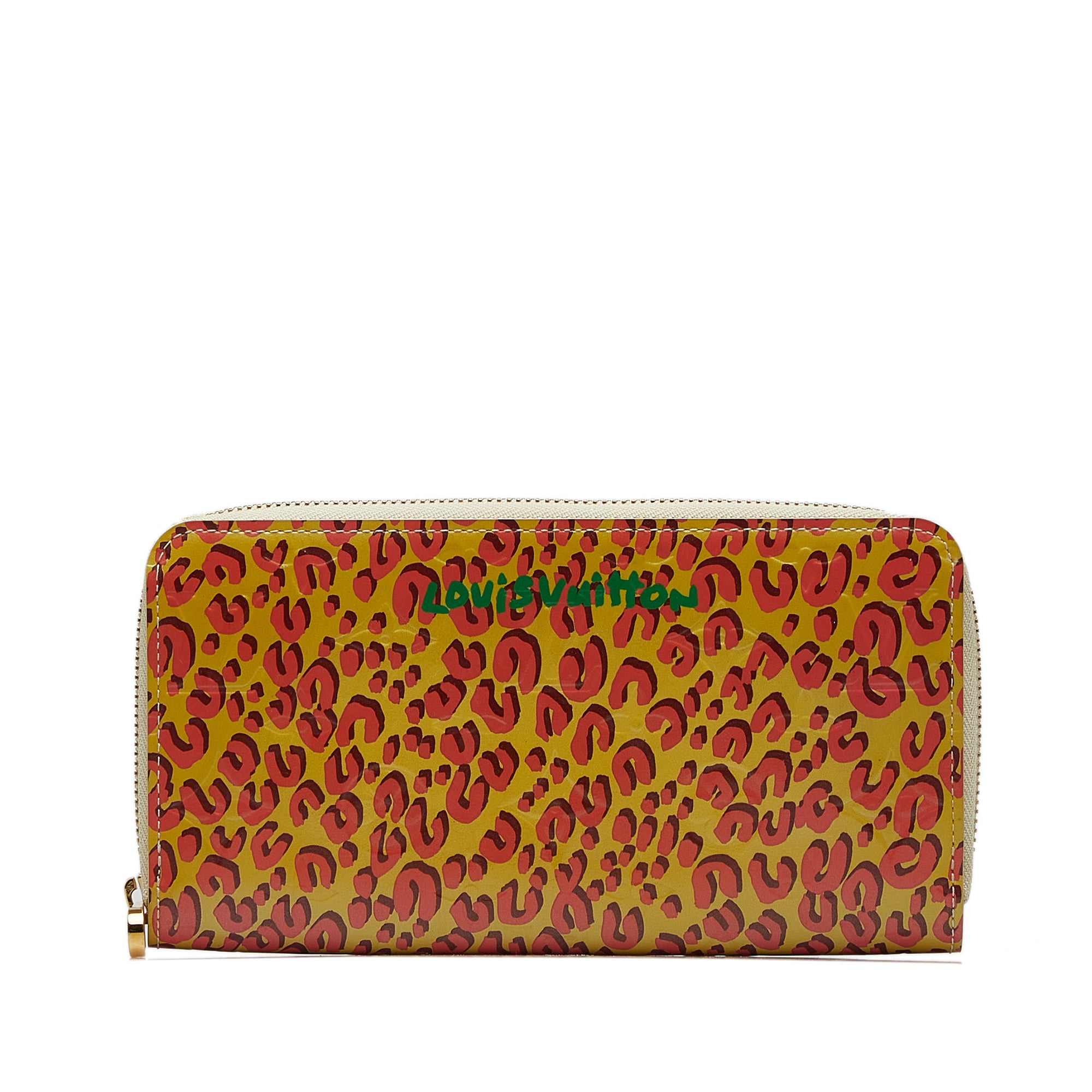 Louis Vuitton Pre-Owned X Stephen Sprouse Vernis Leopard Zippy | Women | Yellow