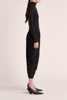 Solina Sleeved Dress | Black