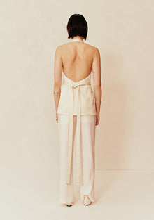Twills Tailored Vest | Crema