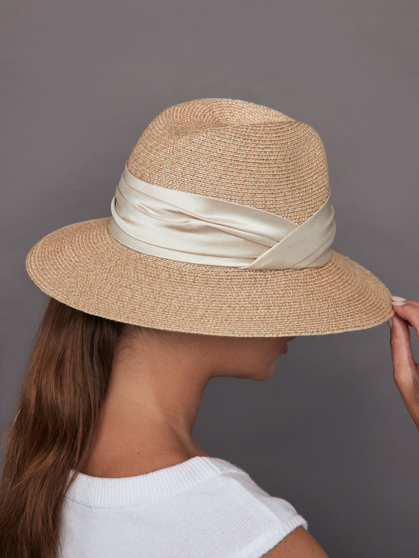Eugenia Kim | Courtney Packable Fedora | Sand