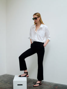 Petra Poplin Shirt | White