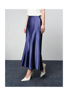 Elegant Midi Skirt | Navy