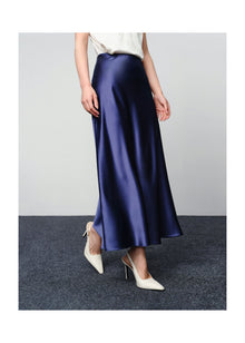 Elegant Midi Skirt | Navy