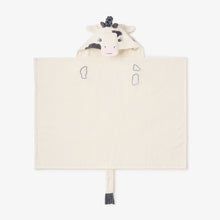 Unisex | Cow Hooded Baby Bath Wrap | White