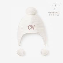 Unisex | Sofia & Finn White Pom Pom Baby Hat | White