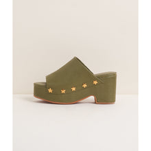 Ellery Platform Sandal | Khaki Flower