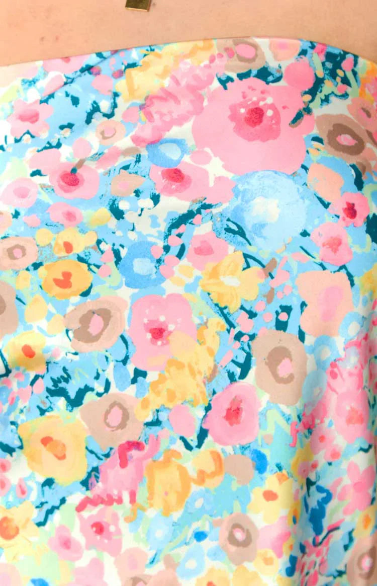 Ellie Strapless Mini Dress | Floral Print