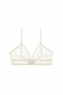 Honeycomb Triangle Soft Bra | Mastic