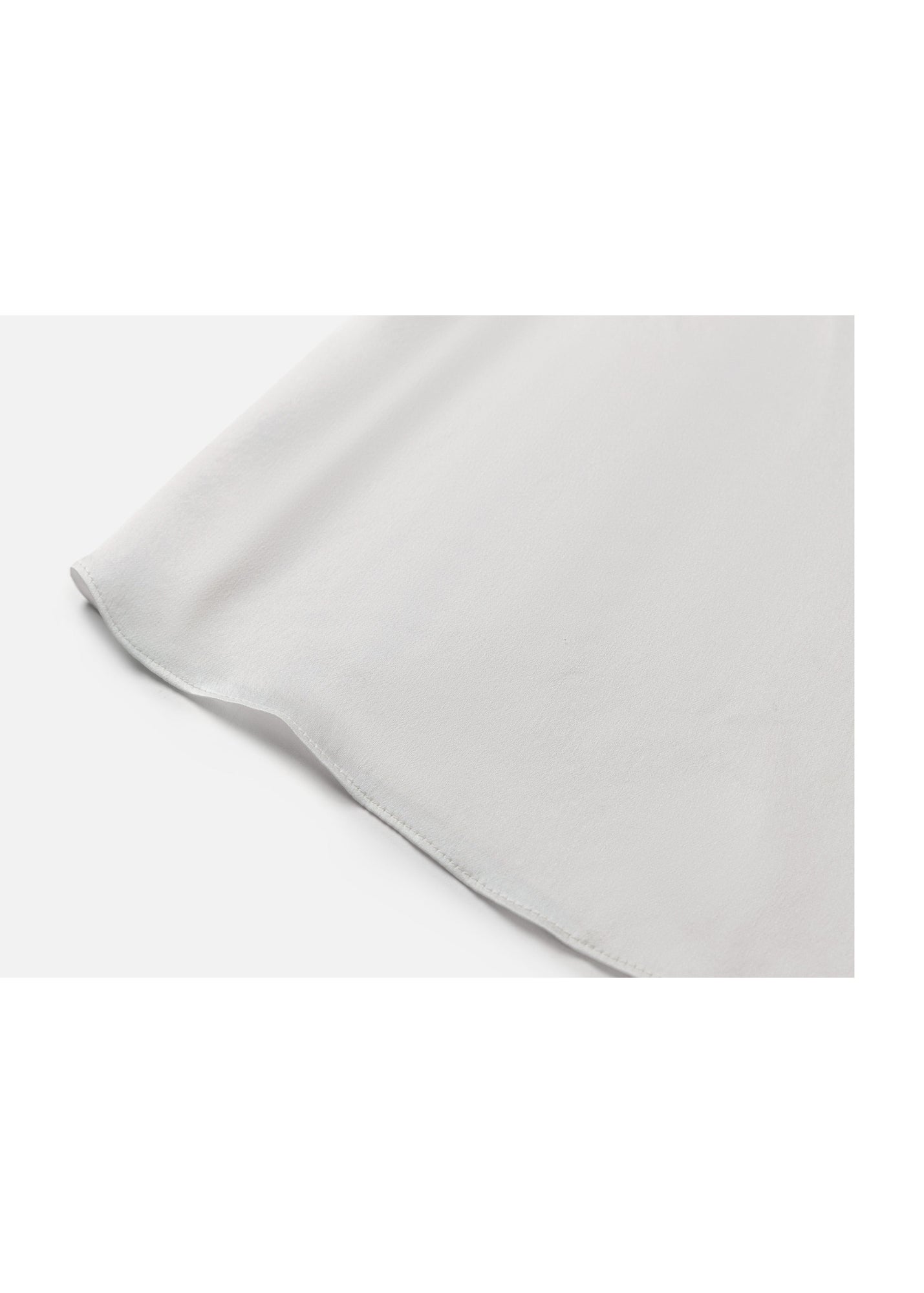 Embellished Silk Blouse | White