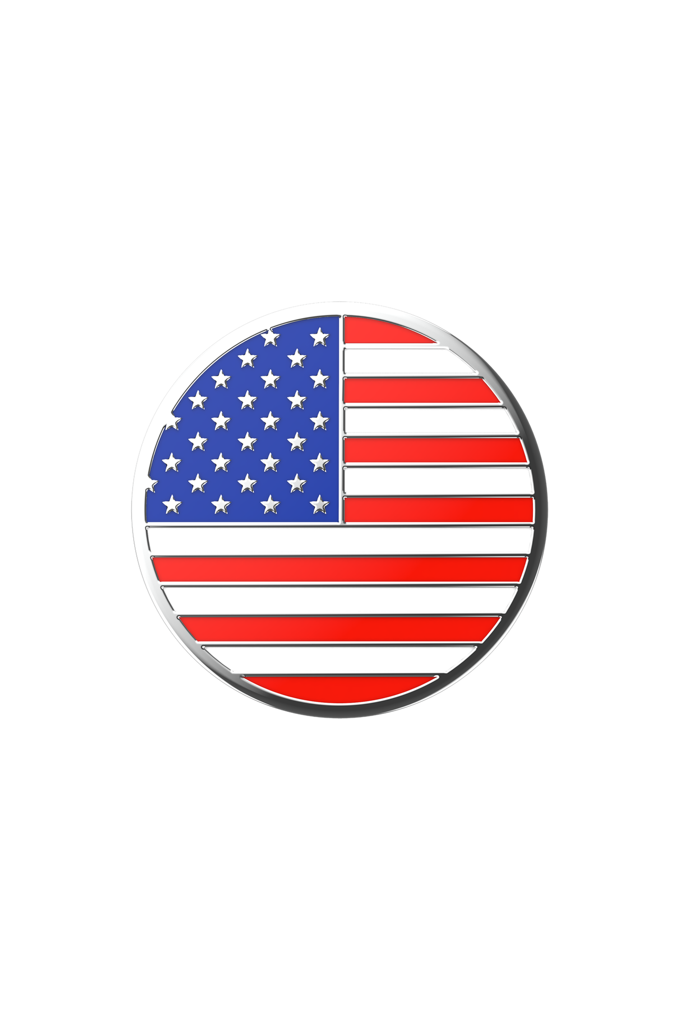 Enamel Old Glory | Red