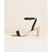 Enzo Strappy Heel | Black Oat