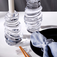 Eos Candle Holder - Long | Clear Crystal
