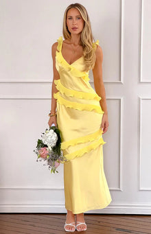 Evan Maxi Dress | Yellow