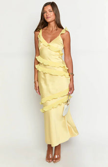 Evan Maxi Dress | Yellow