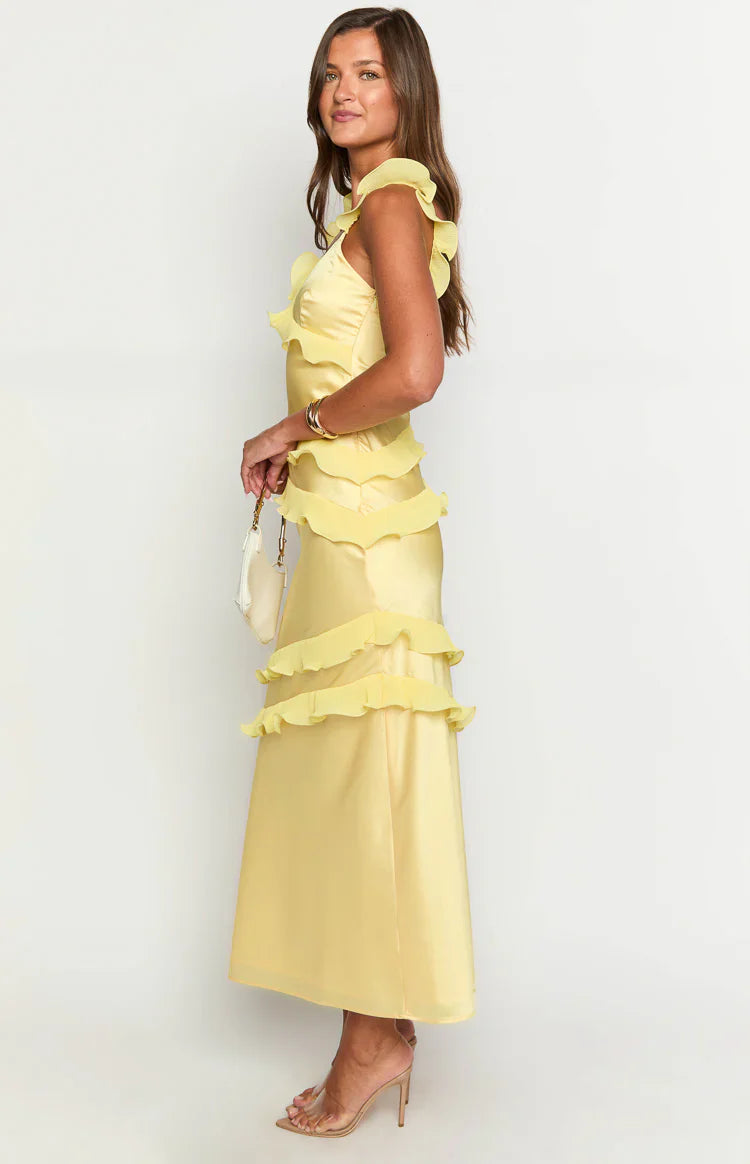 Evan Maxi Dress | Yellow