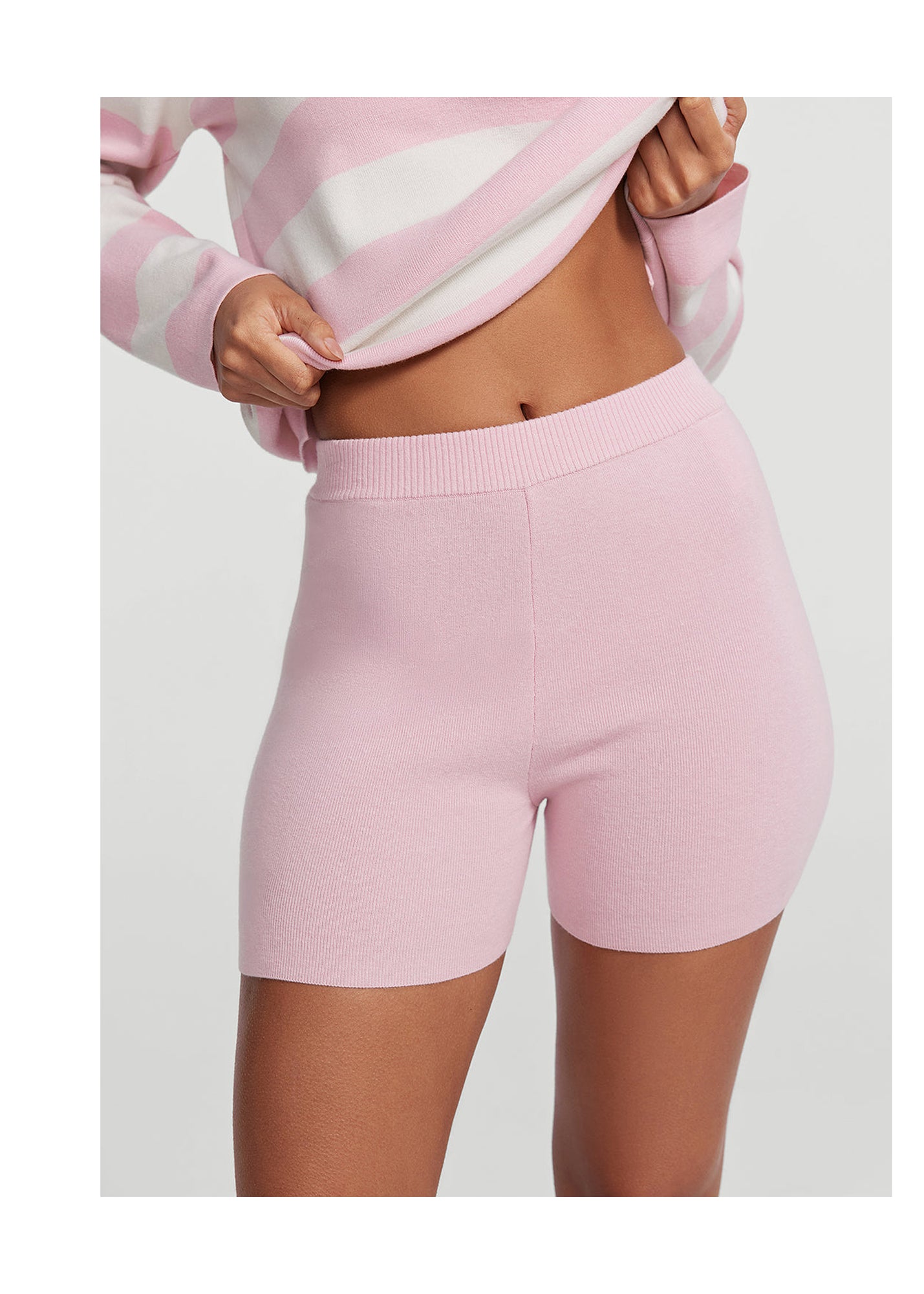 Everyday Knit Shorts | Ballet Pink