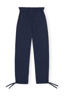 Light Solid Elasticated Waist Pants | Sky Captain