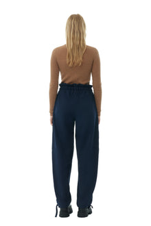 Light Solid Elasticated Waist Pants | Sky Captain