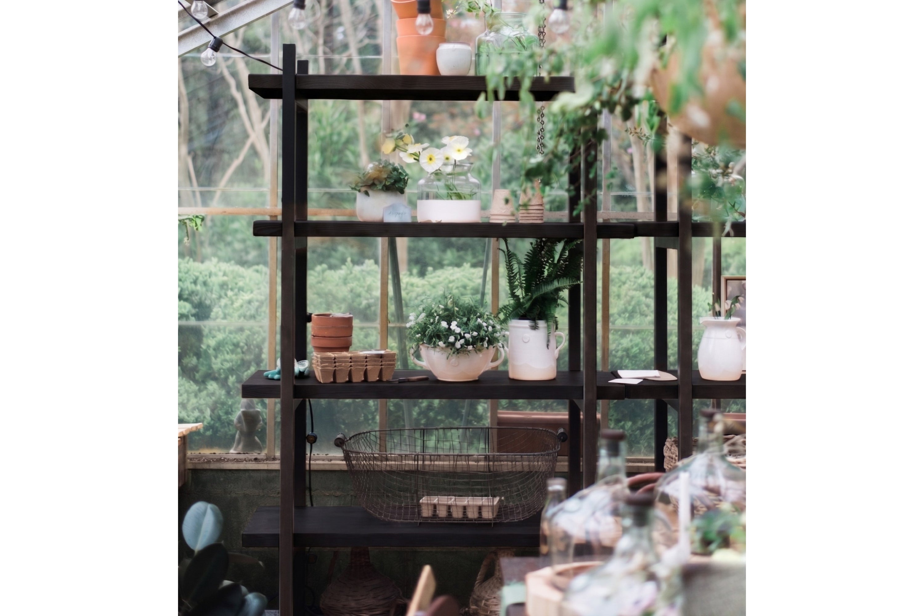Pantry Shelf Unit | Black with Black