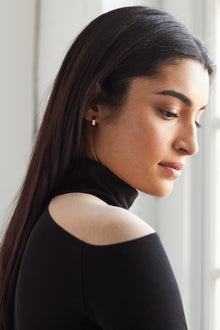 Aubrey Top | Black and Beige