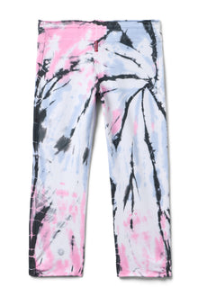 Women | Cut-Off Side Shirred Crop Sweatpant | Two Time Spiral 5