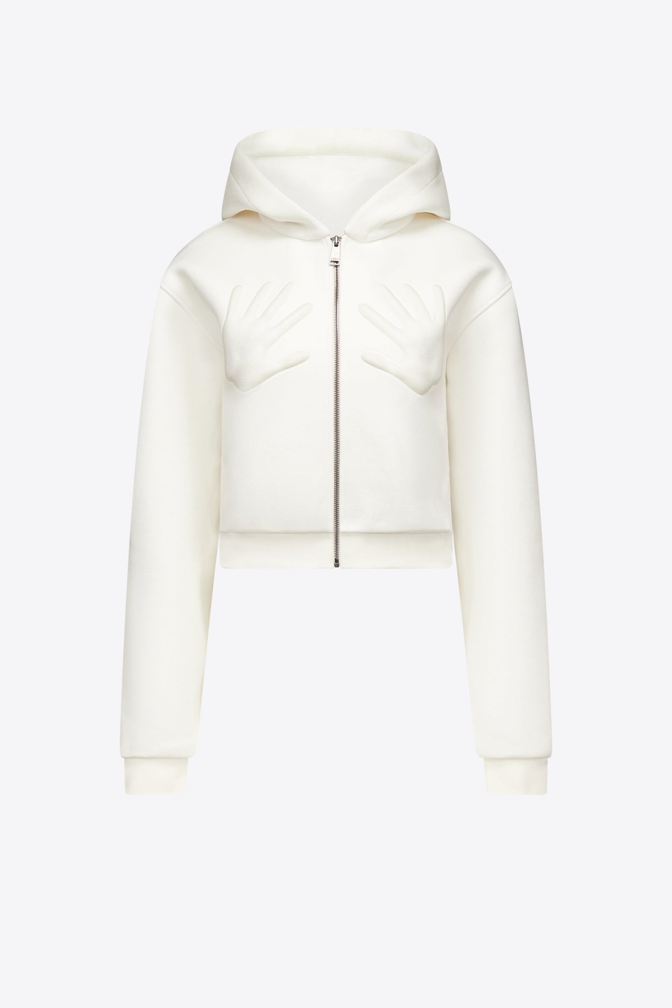 Embossed Handprint Hoodie | Off White