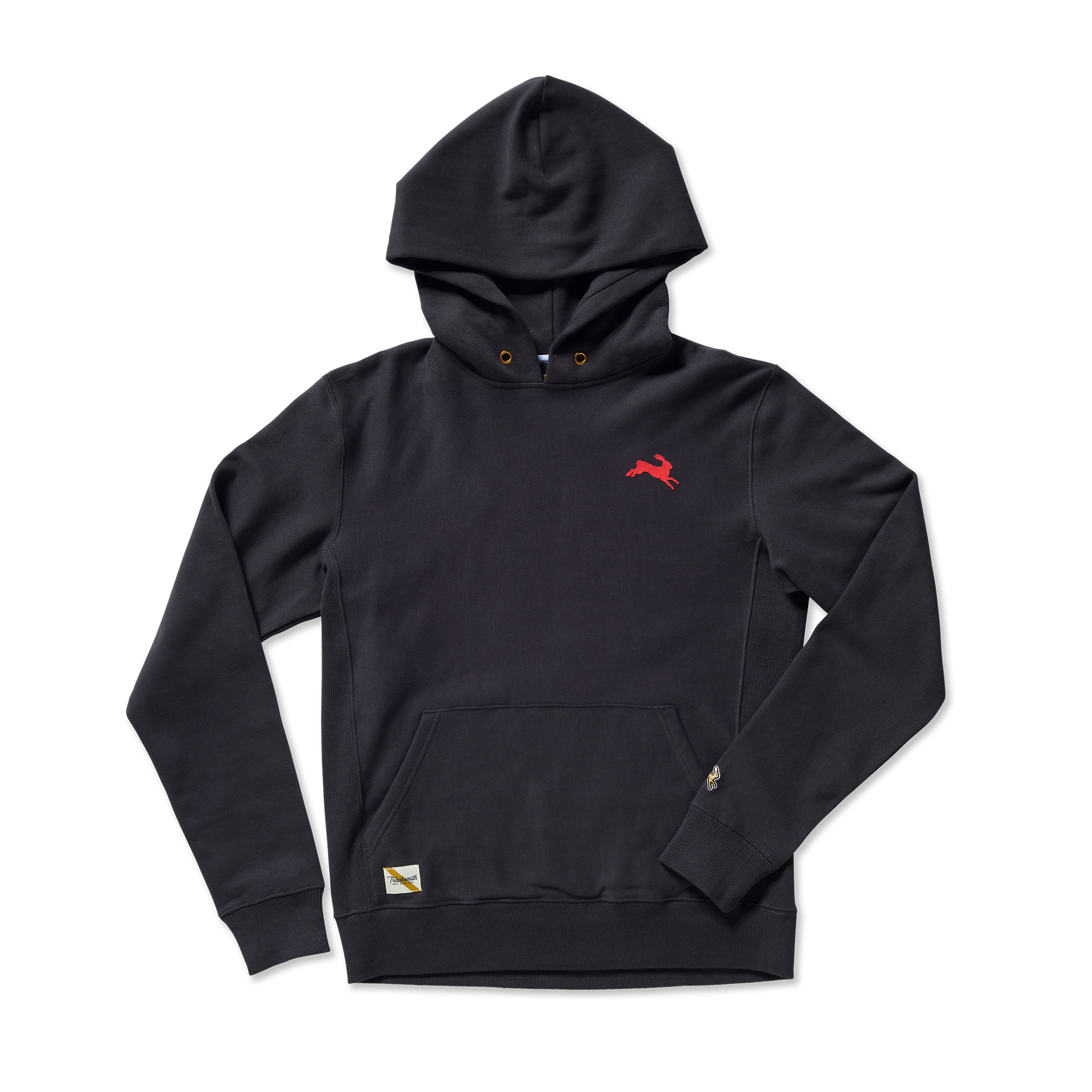 Men's Trackhouse Sweatshirt - Flocked Hare | Black/Red