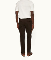 Fallon Stretch-Cotton Tailored Fit Stretch-Cotton Trousers | Truffle