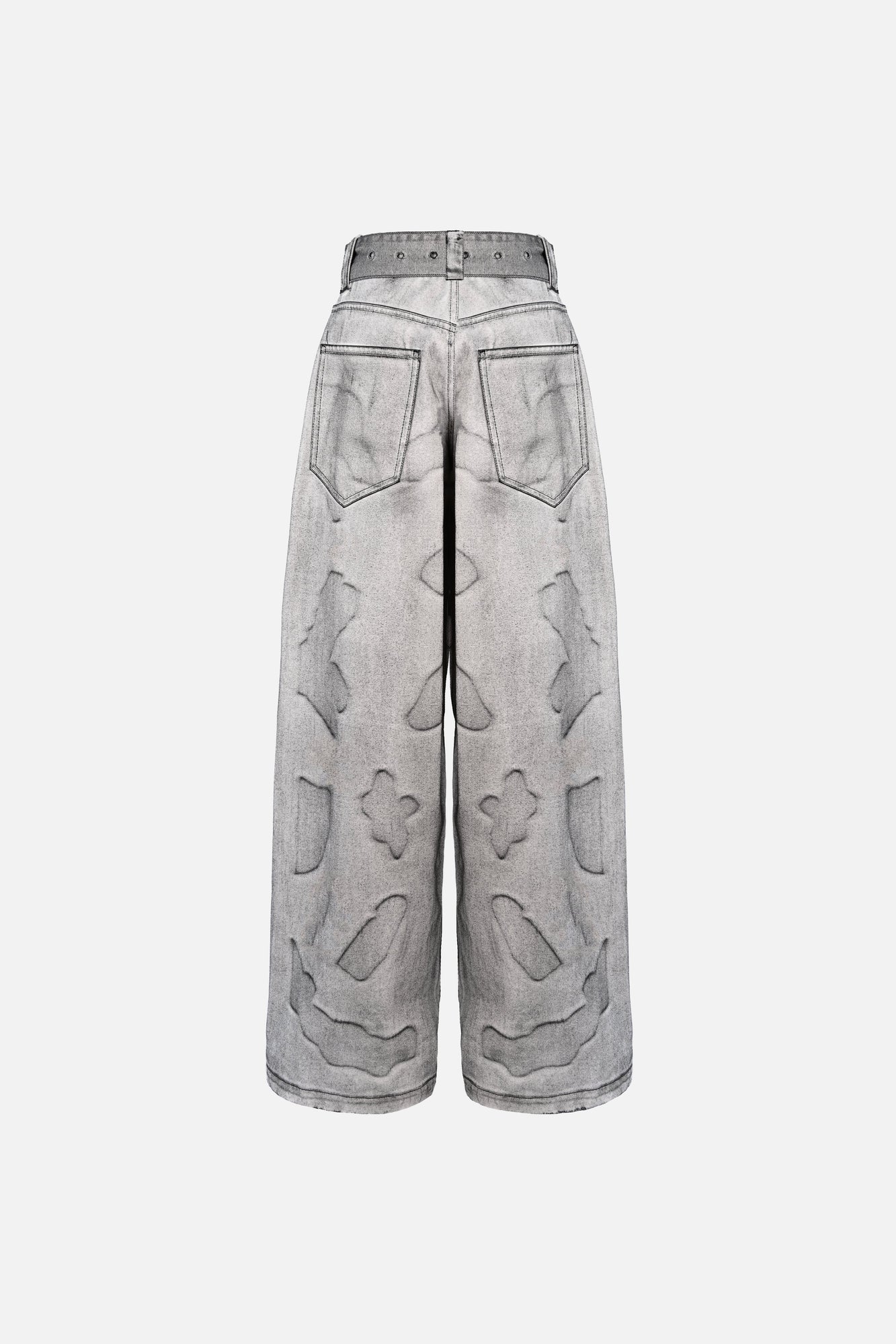 Faria Belted Jeans | Grey