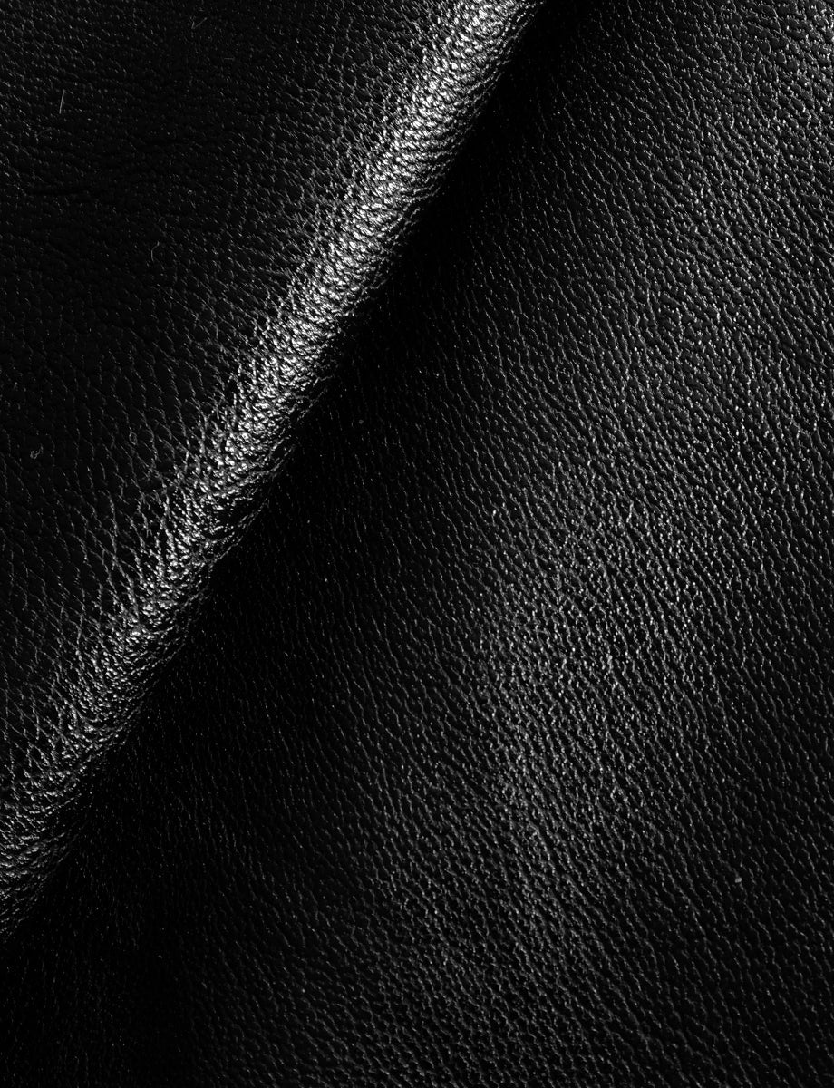 7/8 Faux Leather Legging::Black::Detail