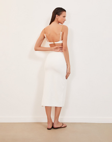 Firenze Luiza Midi Skirt | Off White