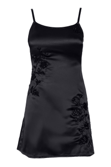 Fleur Luxe Satin - Feel Mini Dress - Self - Adore
