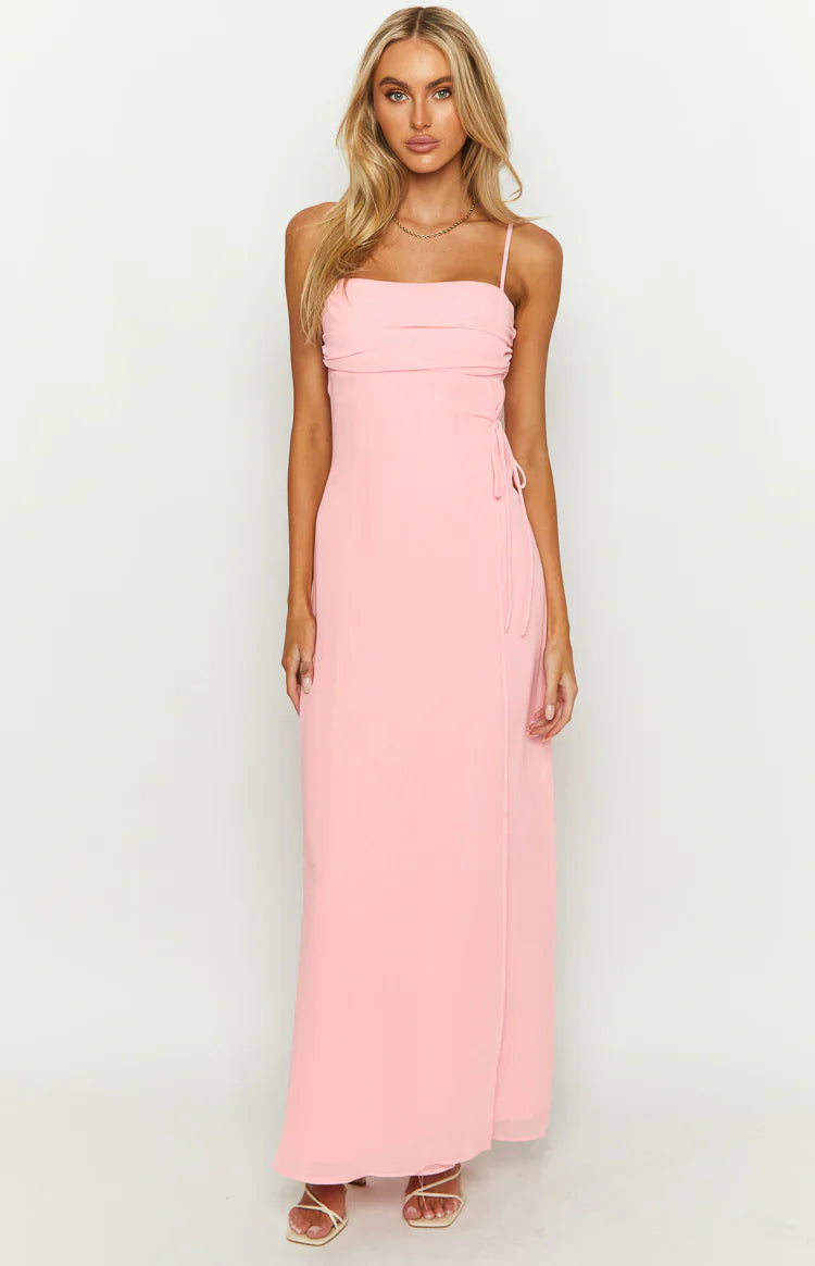 Flossie Sleeveless Prom Dress | Pink
