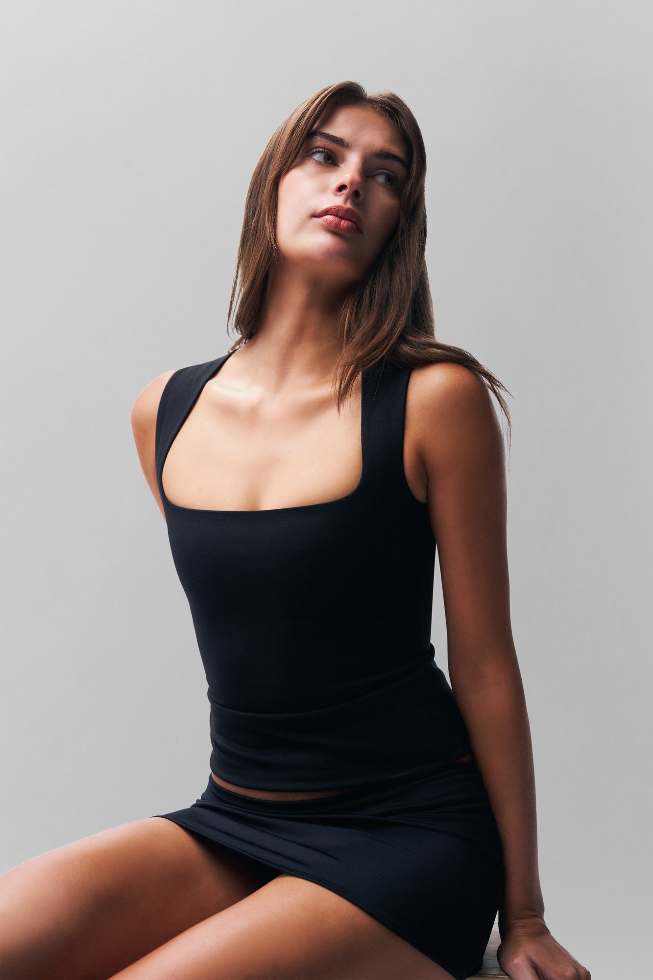 Womens | Full Length Celestial Top | Black