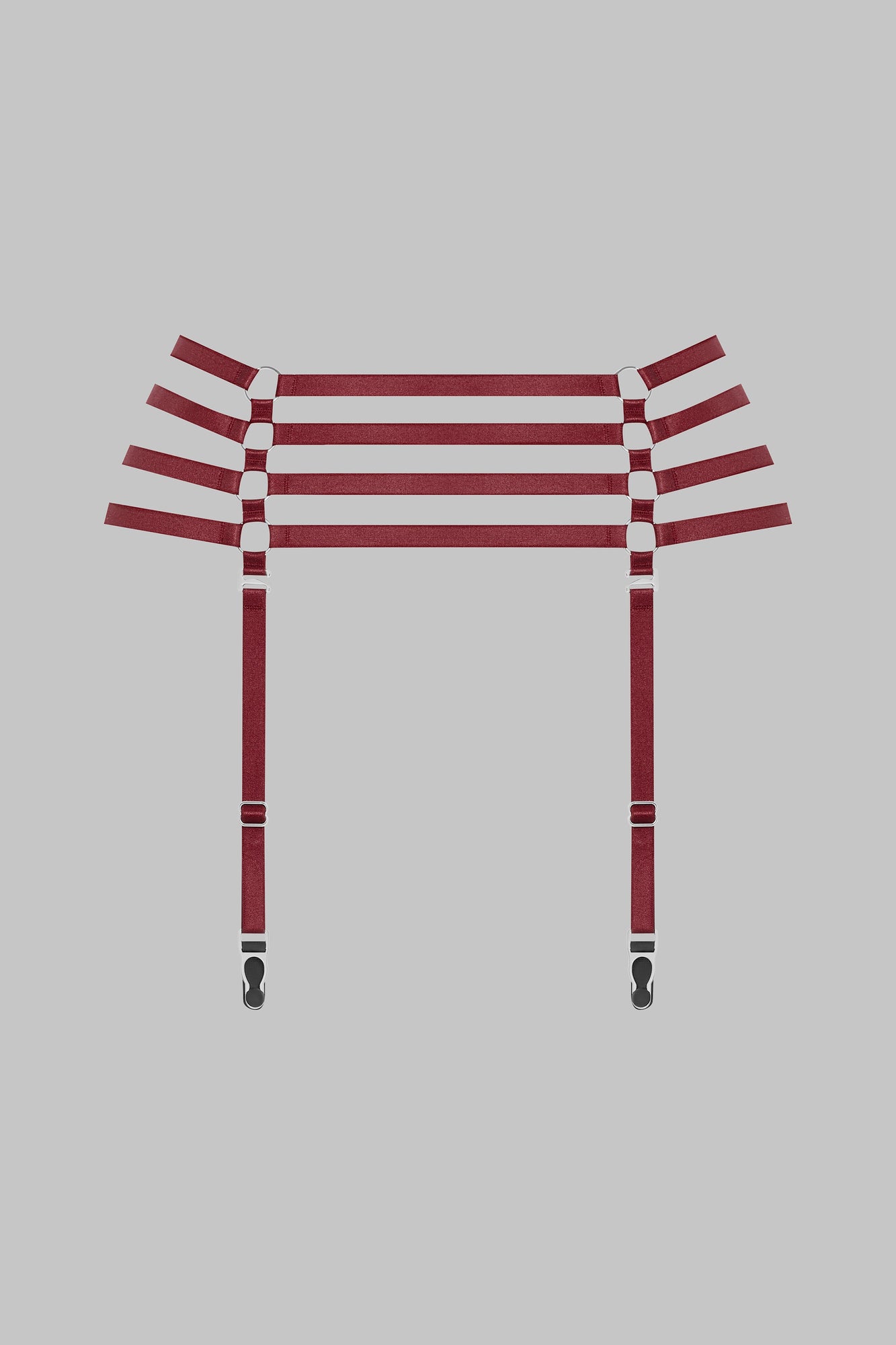 Garter Belt - Parure Signature | Burgundy