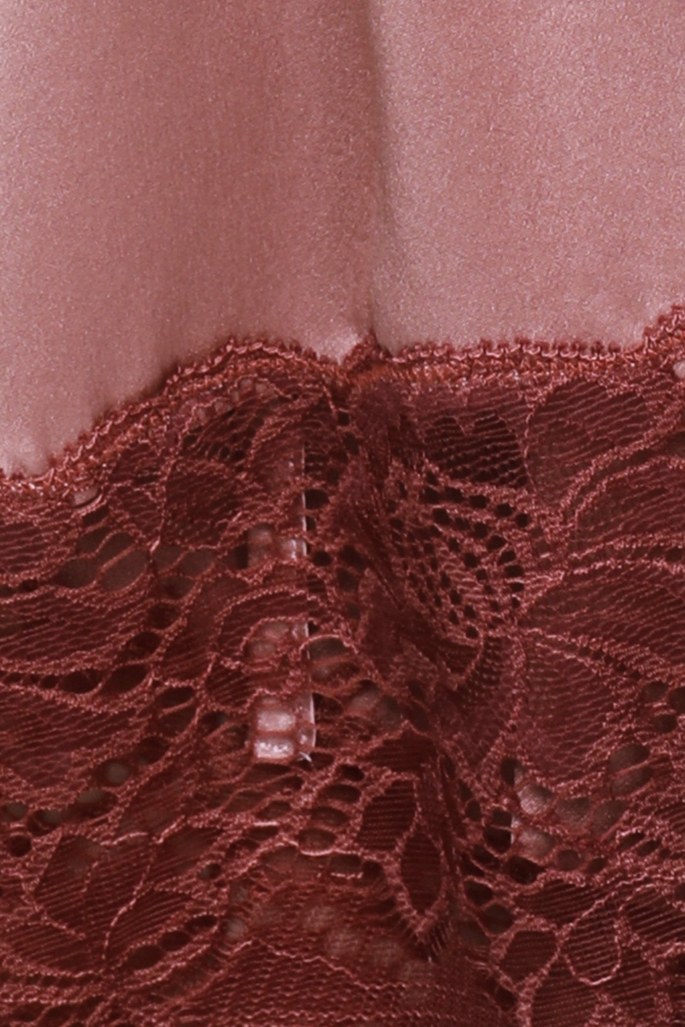 Silk Lace Robe | Mauve