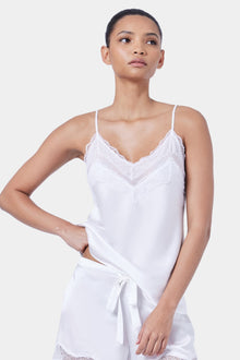 The Skylar Lace Cami By GINIA In White