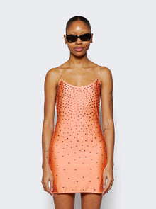 Women | Oséree | Full Gems Mini Dress | Peach