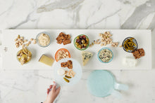 Glass Stacking Appetizer Plates | White | Set of 4