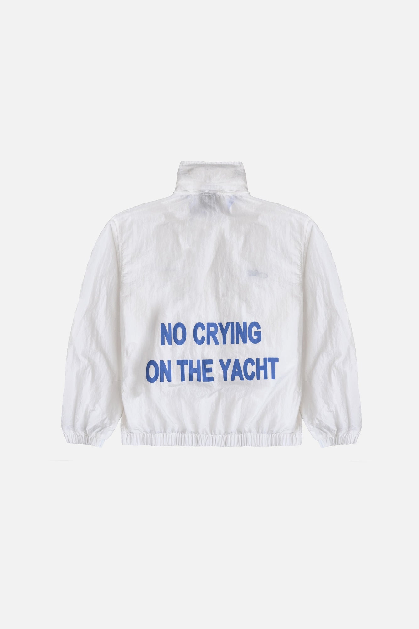 No Crying Windbreaker | White