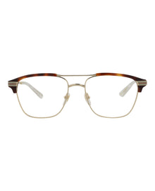 Gucci Square Metal Optical Frames | Gold