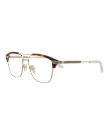 Gucci Square Metal Optical Frames | Gold