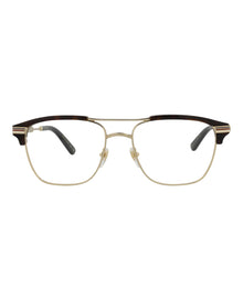 Gucci Square Metal Optical Frames | Gold