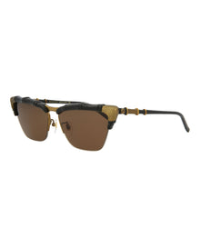 Gucci Cat Eye Injection Sunglasses | Black